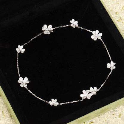 [⭐⭐JeweliWhal]FRIVOLE SILVER 9 FLOWERS NECKLACE