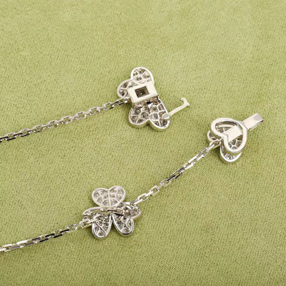 [⭐⭐JeweliWhal]FRIVOLE SILVER 9 FLOWERS NECKLACE