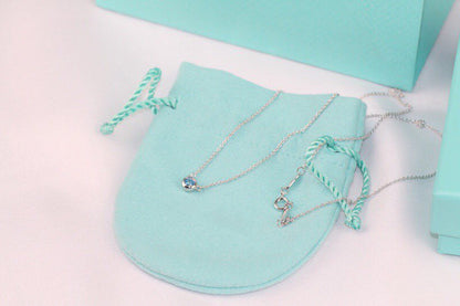 [JeweliWhal]ELSA PERETTI SERIES SINGLE DIAMOND SIMPLE NECKLACE