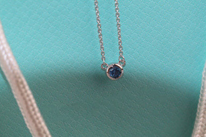 [JeweliWhal]ELSA PERETTI SERIES SINGLE DIAMOND SIMPLE NECKLACE