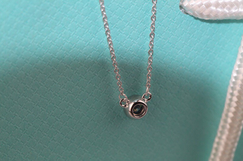 [JeweliWhal]ELSA PERETTI SERIES SINGLE DIAMOND SIMPLE NECKLACE