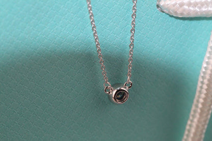 [JeweliWhal]ELSA PERETTI SERIES SINGLE DIAMOND SIMPLE NECKLACE