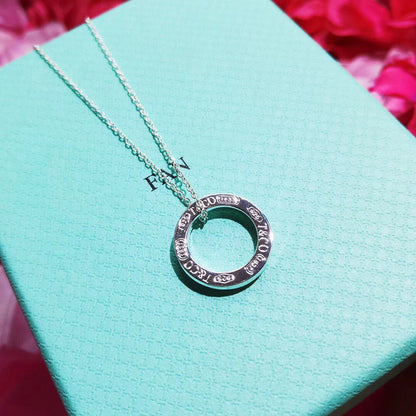 [JeweliWhal]SINGLE RING NECKLACE CHAIN LENGTH