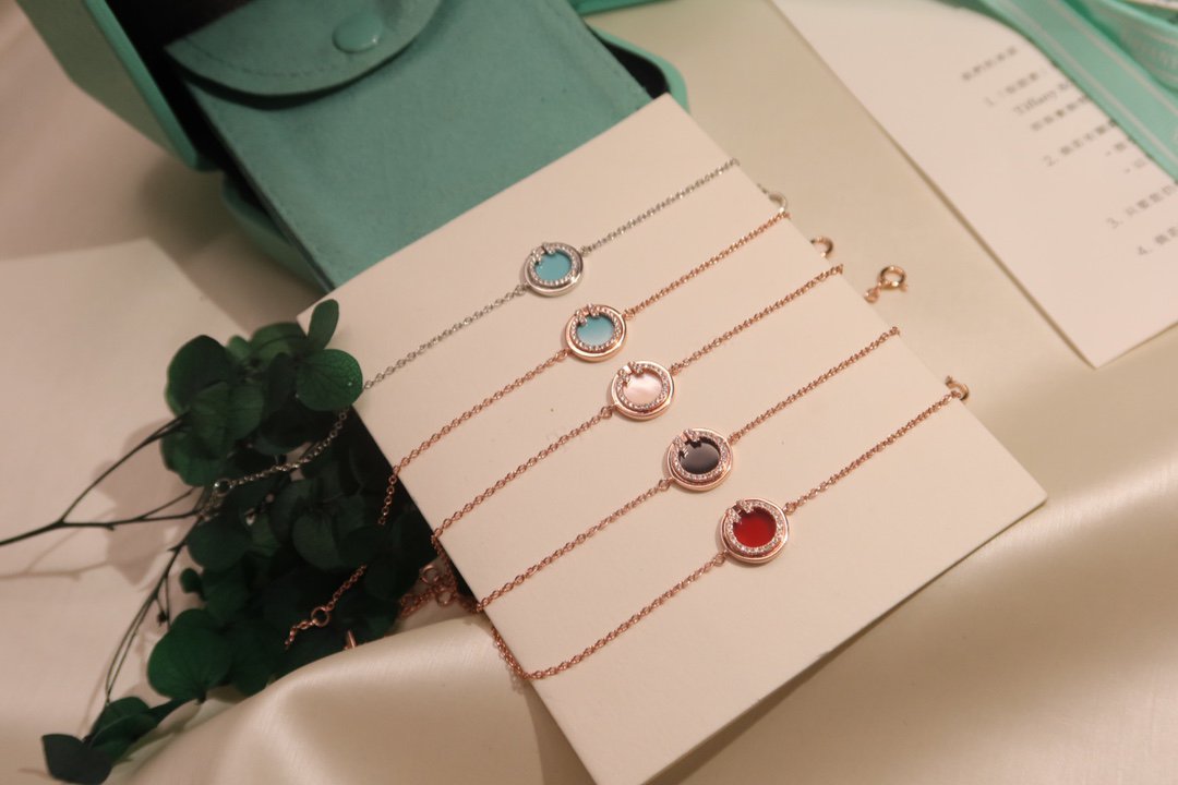 [JeweliWhal]DIAMOND CIRCLE PINK GOLD BRACELET