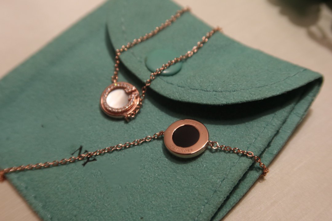[JeweliWhal]DIAMOND CIRCLE PINK GOLD BRACELET