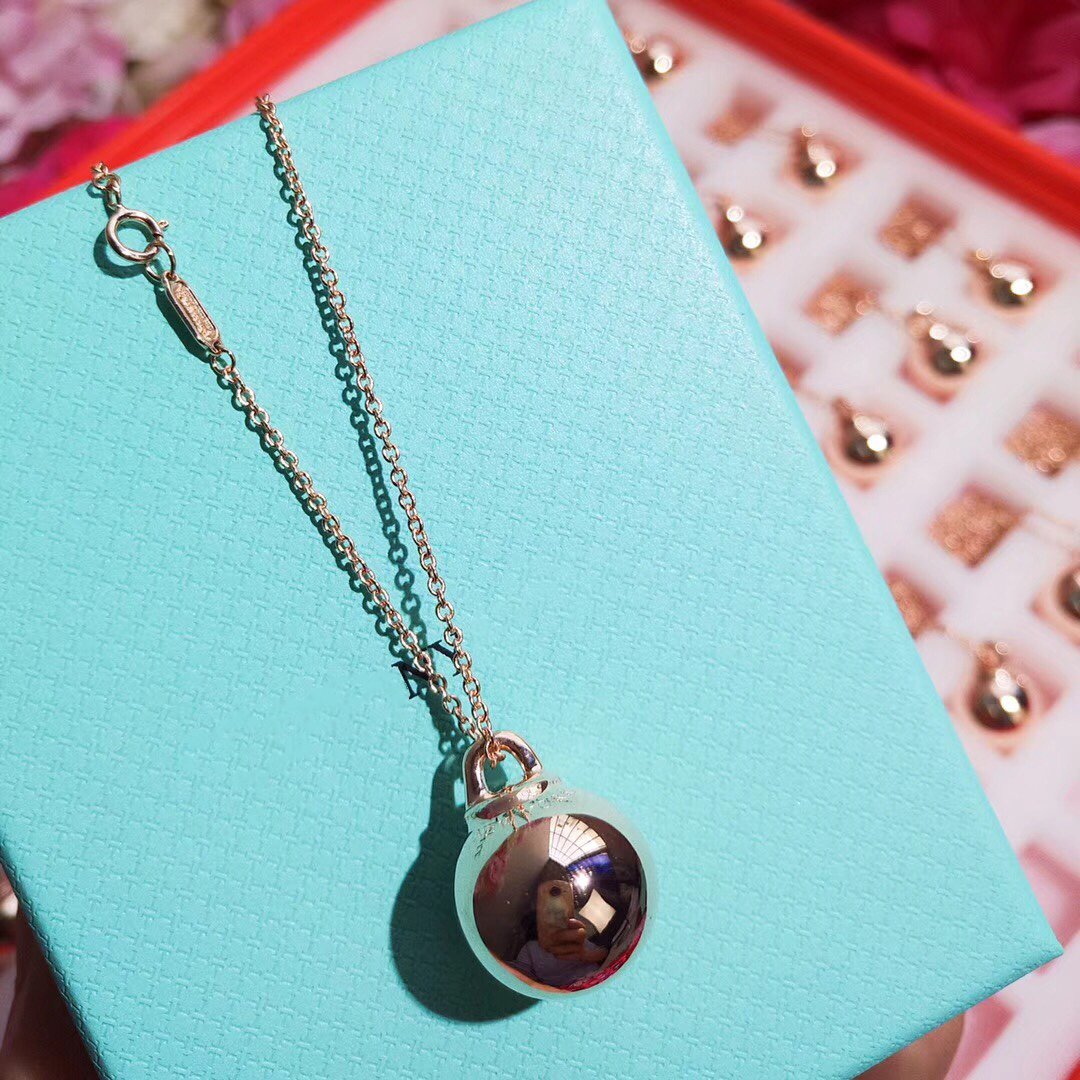 [JeweliWhal]HARDWEAR PENDENTIF BALL ROSE NECKLACE