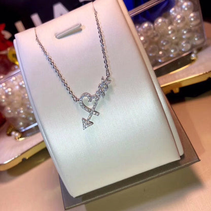 [JeweliWhal]COLGANTE HEART & ARROW NECKLACE