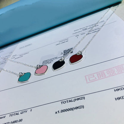 [JeweliWhal]SMALL HEART TAG PENDANT STERLING SILVER
