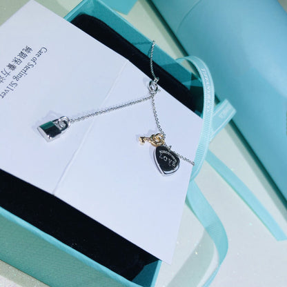 [JeweliWhal]LOVE HEART TAG KEY NECKLACE