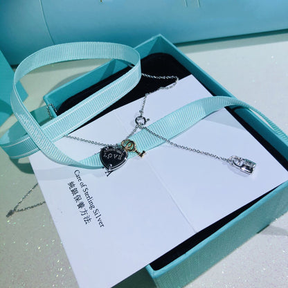 [JeweliWhal]LOVE HEART TAG KEY NECKLACE