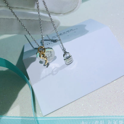 [JeweliWhal]LOVE HEART TAG KEY NECKLACE