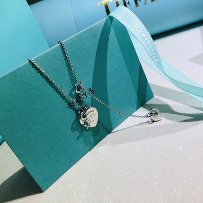 [JeweliWhal]LOVE HEART TAG KEY NECKLACE