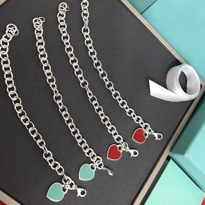 [JeweliWhal]HEART TAG BRACELET SILVER MEDIUM