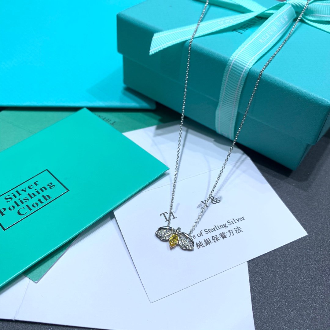 [JeweliWhal]PAPER FLOWERS YELLOW DIAMOND FIREFLY PENDANT