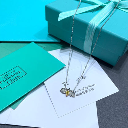 [JeweliWhal]PAPER FLOWERS YELLOW DIAMOND FIREFLY PENDANT
