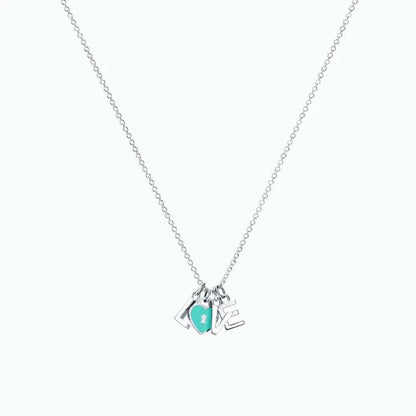 [JeweliWhal]COLLAR LOVE PLATA NECKLACE