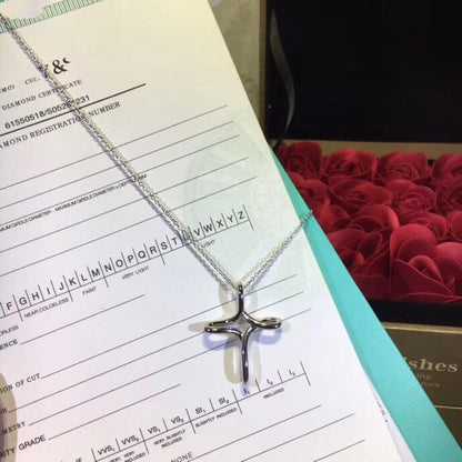 [JeweliWhal]CROSS NECKLACE STERLING SILVER MATERIAL