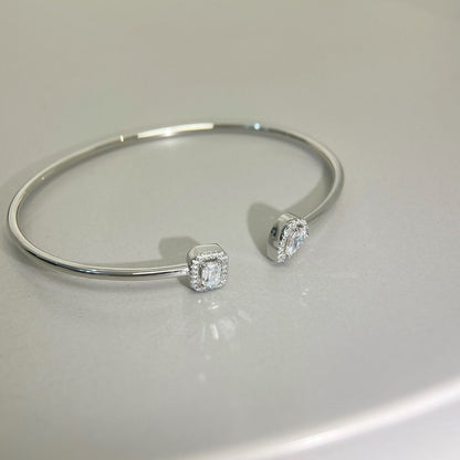 [⭐⭐JeweliWhal]JONC FLEX MY TWIN TOI & MOI SILVER DIAMOND BRACELET