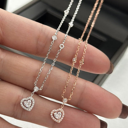 [⭐⭐JeweliWhal]JOY HEART DIAMOND NECKLACE