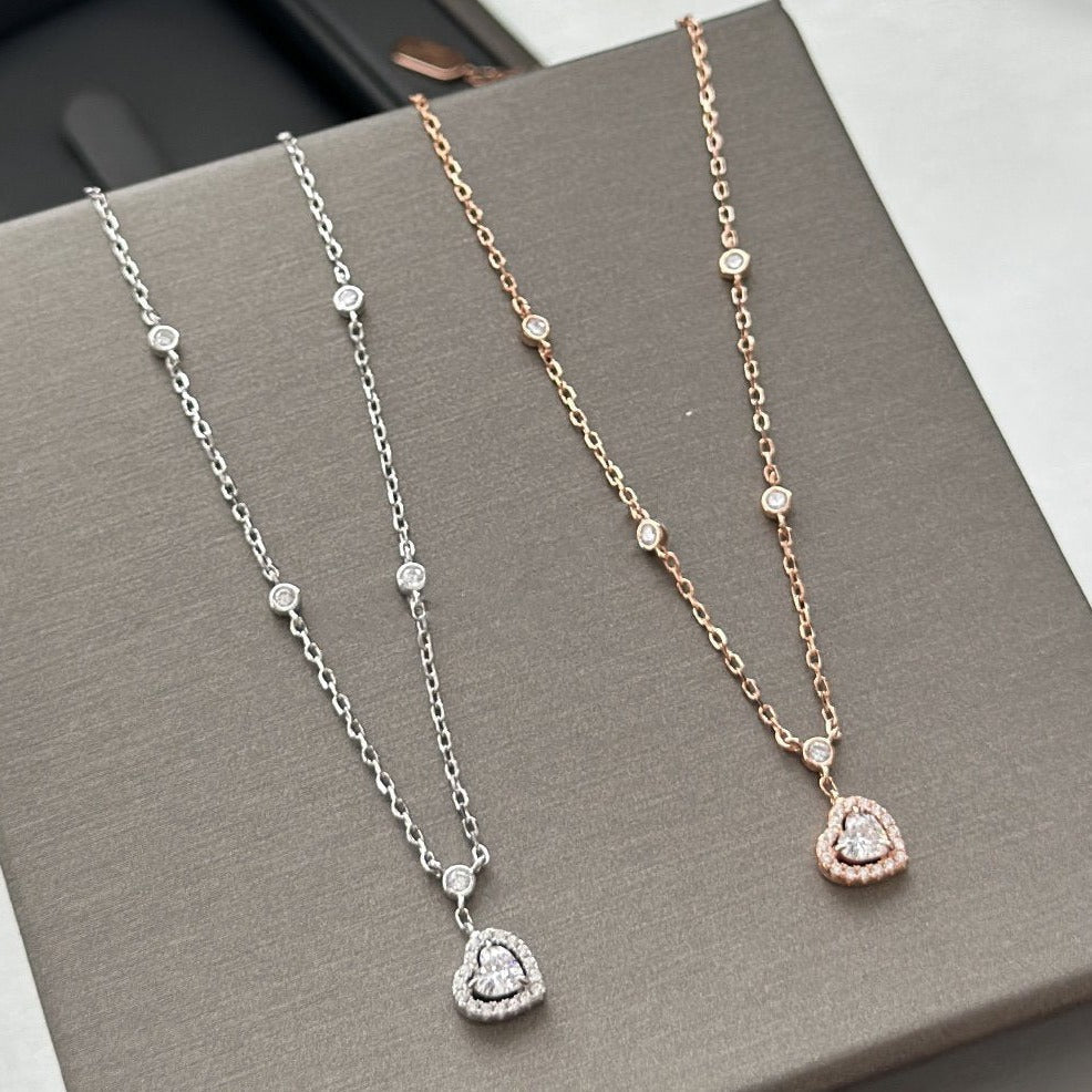 [⭐⭐JeweliWhal]JOY HEART DIAMOND NECKLACE