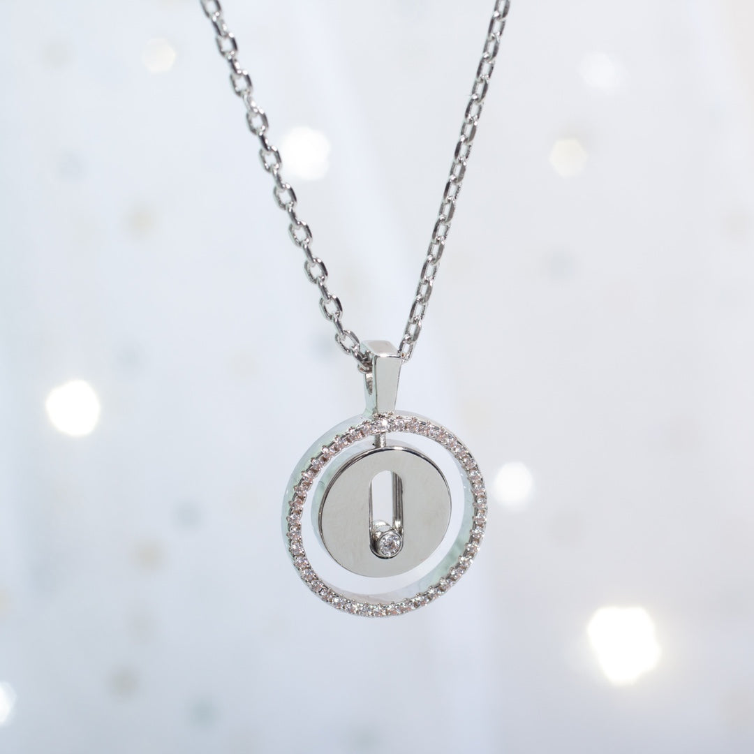 [⭐⭐JeweliWhal]Demo MOVE PM NECKLACE SILVER DIAMOND