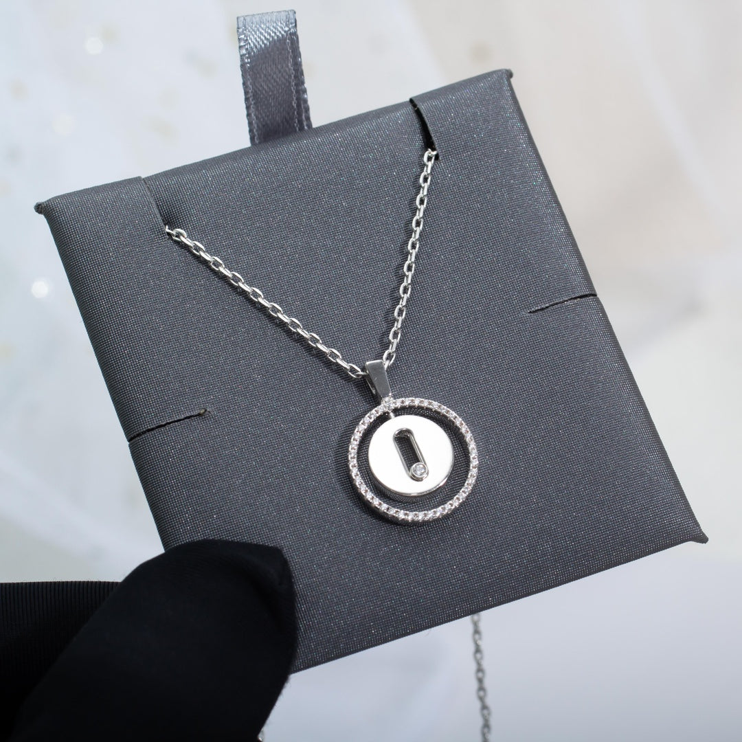 [⭐⭐JeweliWhal]Demo MOVE PM NECKLACE SILVER DIAMOND