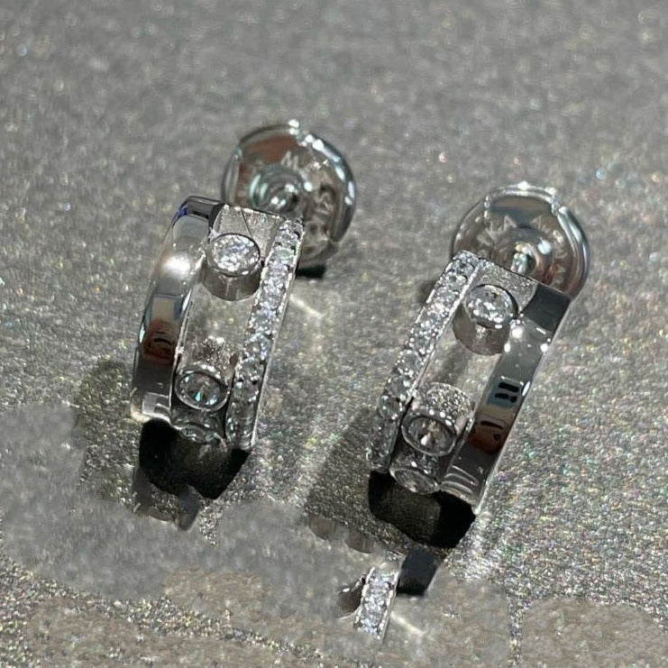 [⭐⭐JeweliWhal]MOVE ROMANE EARRINGS DIAMOND