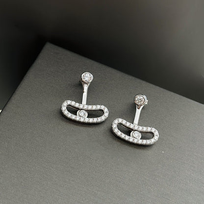 [⭐⭐JeweliWhal]MOVE UNO OHRRINGE AUS SILBER MIT DIAMANTEN
