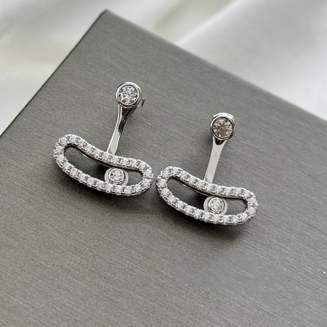 [⭐⭐JeweliWhal]MOVE UNO OHRRINGE AUS SILBER MIT DIAMANTEN