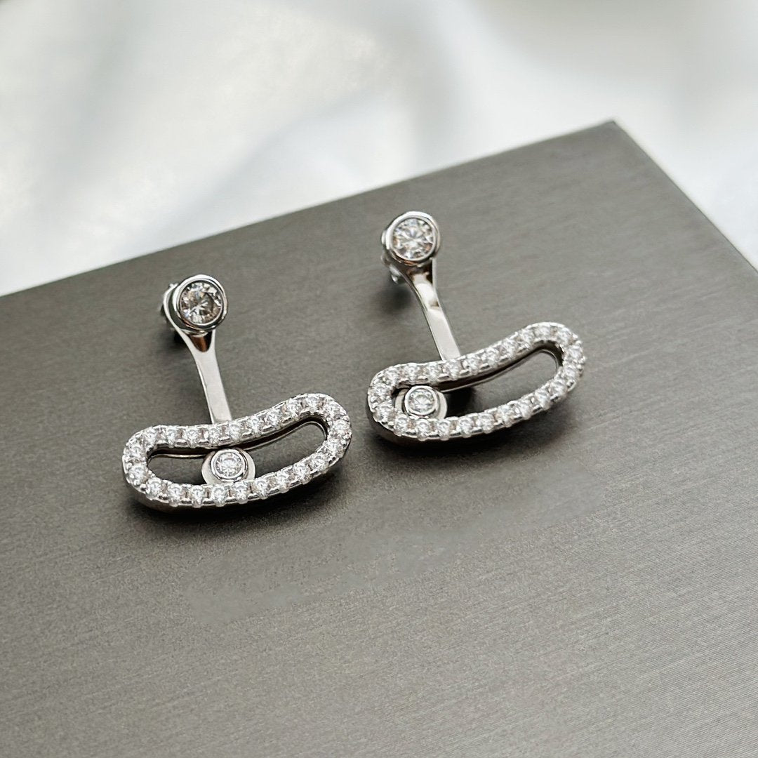 [⭐⭐JeweliWhal]MOVE UNO OHRRINGE AUS SILBER MIT DIAMANTEN