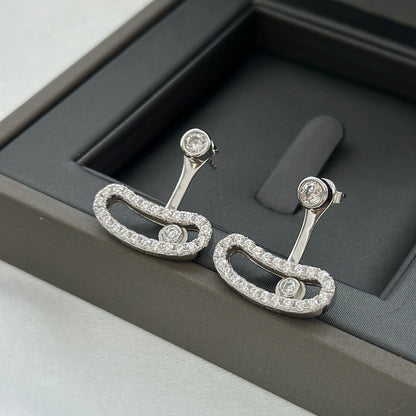 [⭐⭐JeweliWhal]MOVE UNO OHRRINGE AUS SILBER MIT DIAMANTEN