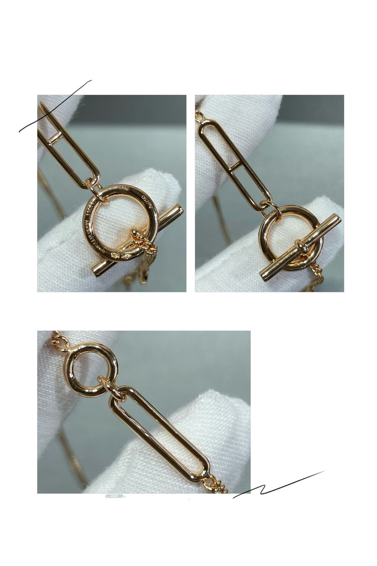 [⭐⭐JeweliWhal]HM STERLING CHAINE D'ANCRE HERZ