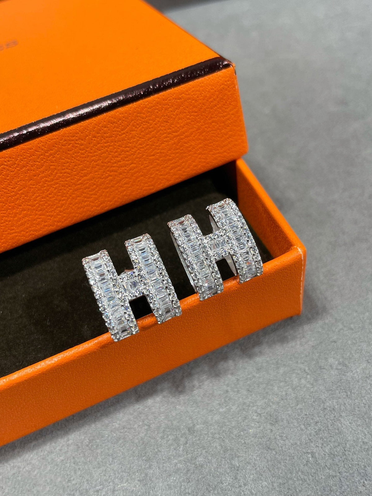 [⭐⭐JeweliWhal]H-OHRRINGE MIT SILBERDIAMANTEN