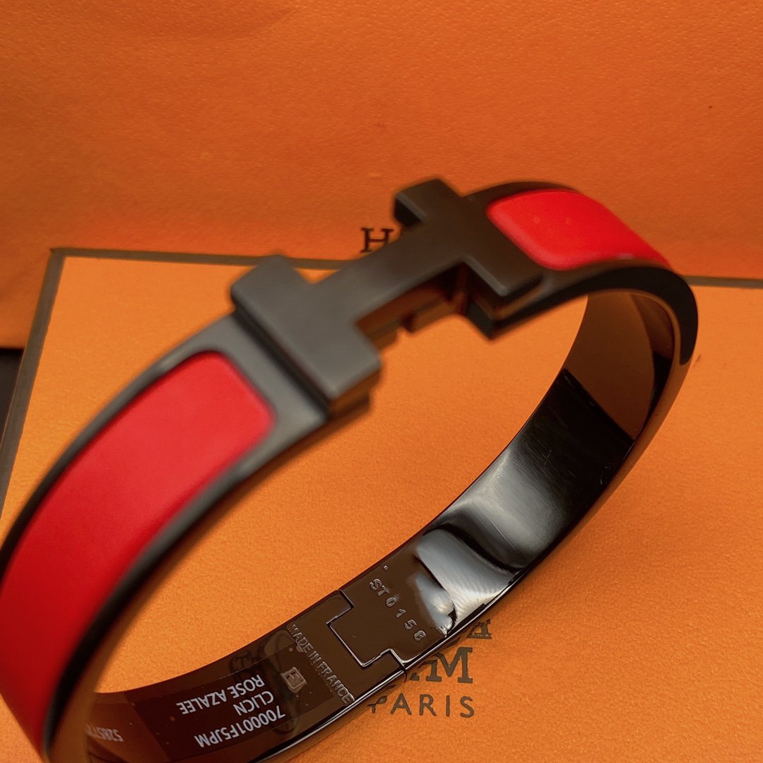 [⭐⭐JeweliWhal]CLIC HM SO BLACK RED BRACELET