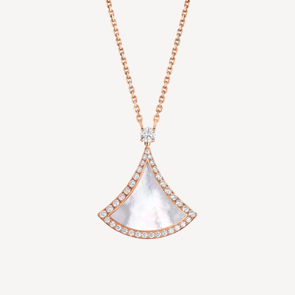 [⭐⭐JeweliWhal]DREAM MOP DIAMOND PAVED PINKGOLD-HALSKETTE