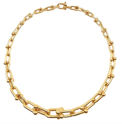 [JeweliWhal]HARDWEAR PINK GOLD CHOKER