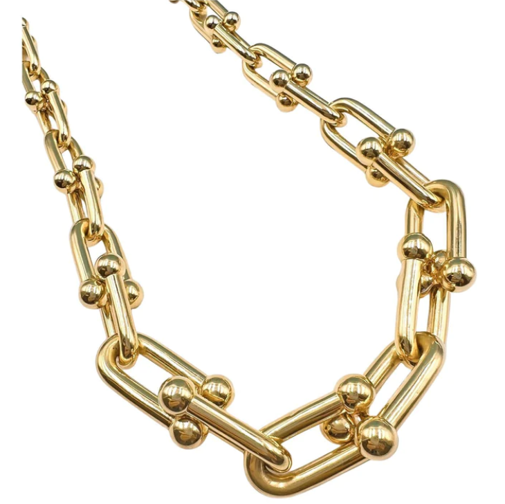 [JeweliWhal]HARDWEAR PINK GOLD CHOKER
