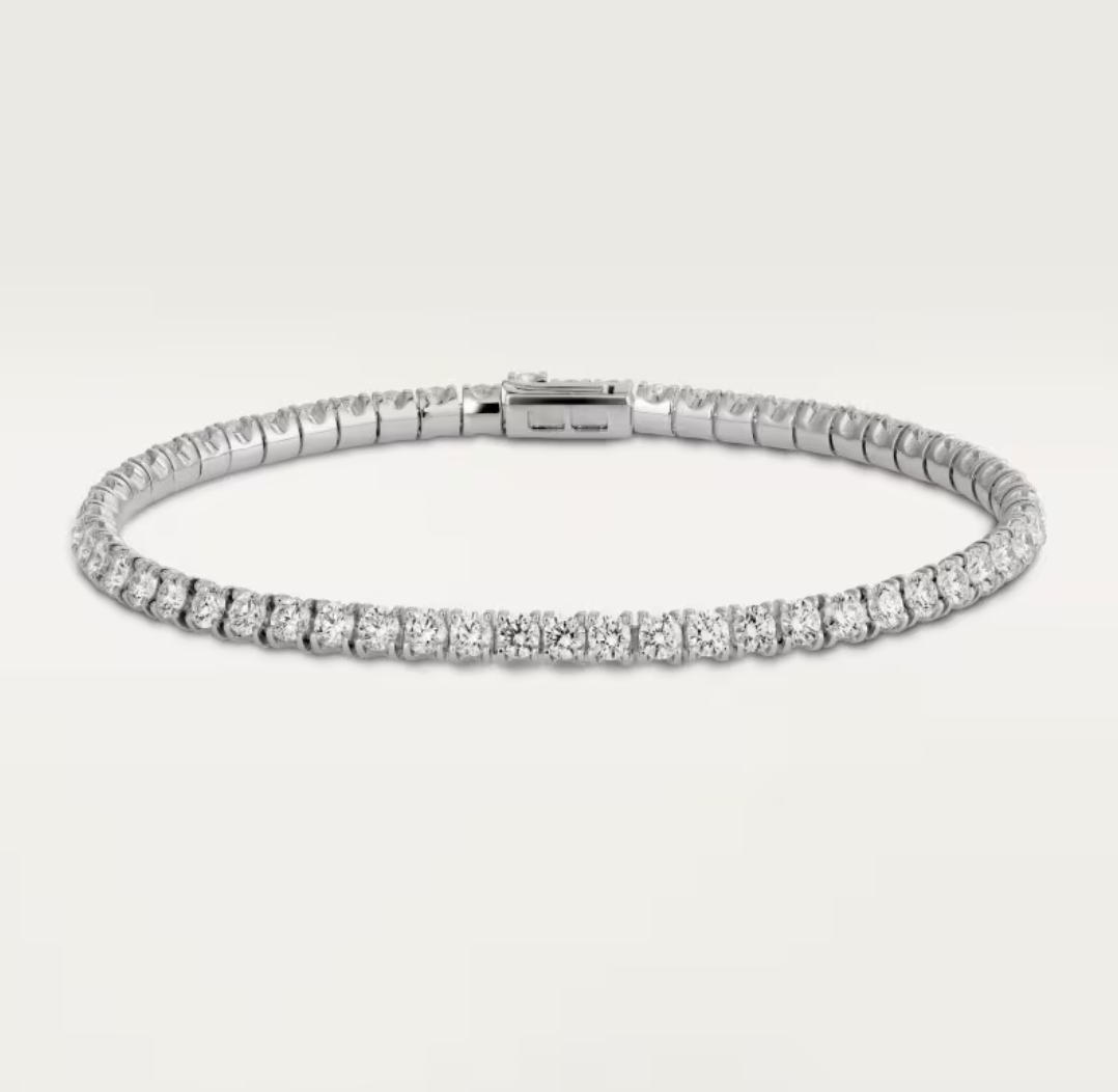 [⭐⭐JeweliWhal]  CLASSIC BASEBALL BRACELAT, 52 DIAMOND