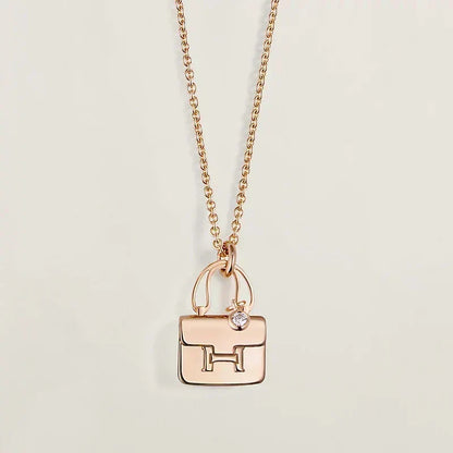 [⭐⭐JeweliWhal]AMULETTE ANHÄNGER ROSÉGOLD HALSKETTE