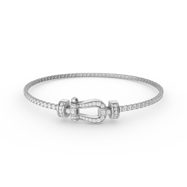 [⭐⭐JeweliWhal]FORCE  HORSESHOE  DIAMOND TENNIS BRACELET