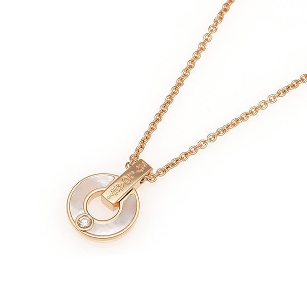 [⭐⭐JeweliWhal]GARI HALSKETTE ROSÉGOLD PERLMUTT