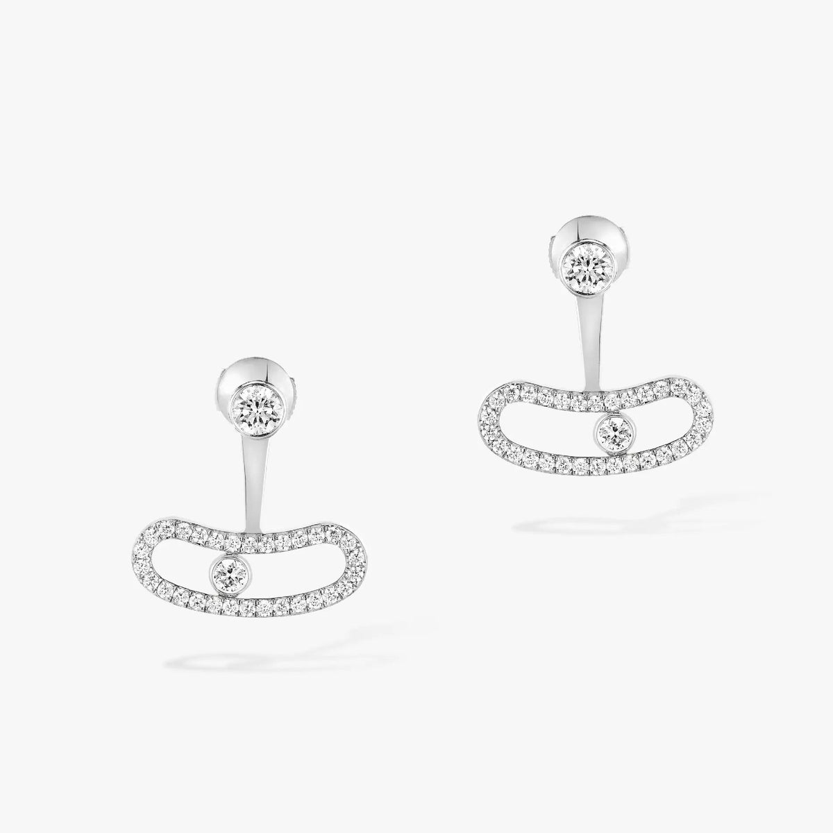 [⭐⭐JeweliWhal]MOVE UNO OHRRINGE AUS SILBER MIT DIAMANTEN