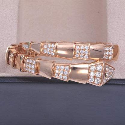 [⭐⭐JeweliWhal]SERPENTI BRACELET PINK GOLD DIAMOND