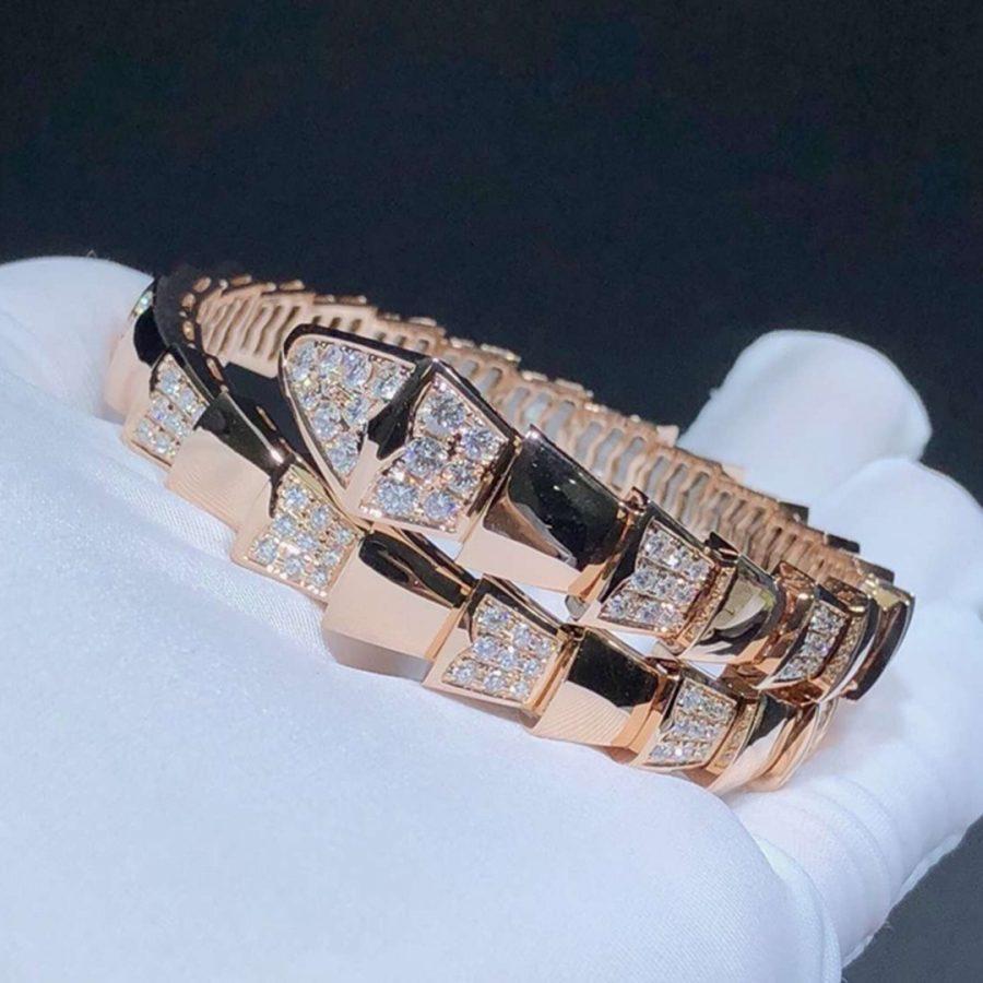 [⭐⭐JeweliWhal]SERPENTI BRACELET PINK GOLD DIAMOND