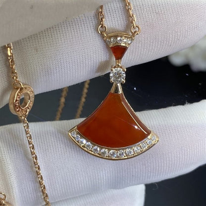 [⭐⭐JeweliWhal]TRAUM-HALSKETTE KARNEOL DIAMANT