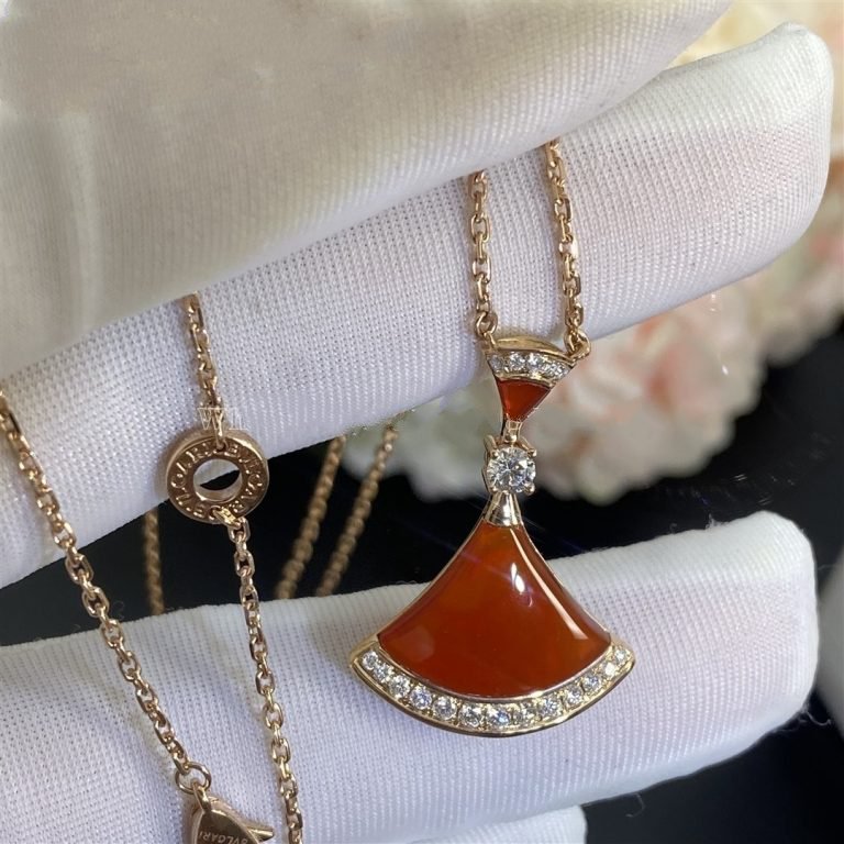 [⭐⭐JeweliWhal]TRAUM-HALSKETTE KARNEOL DIAMANT