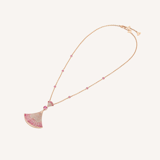 [⭐⭐JeweliWhal]DREAM NECKLACK DIAMOND PINK GOLD