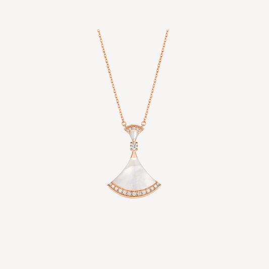 [⭐⭐JeweliWhal]DREAM NECKLACE MOP PINK GOLD DIAMOND
