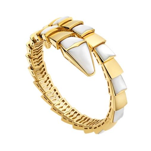 [⭐⭐JeweliWhal]SERPENTI ARMBAND MOP GOLD
