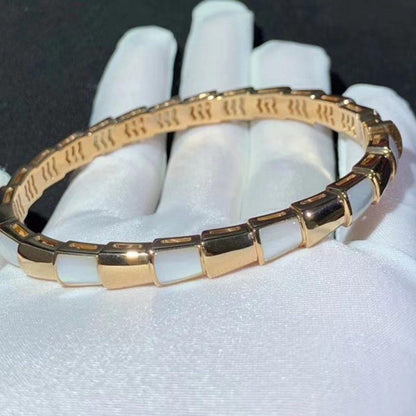 [⭐⭐JeweliWhal]SERPENTI ARMBAND ROSÉGOLD PERLMUTT